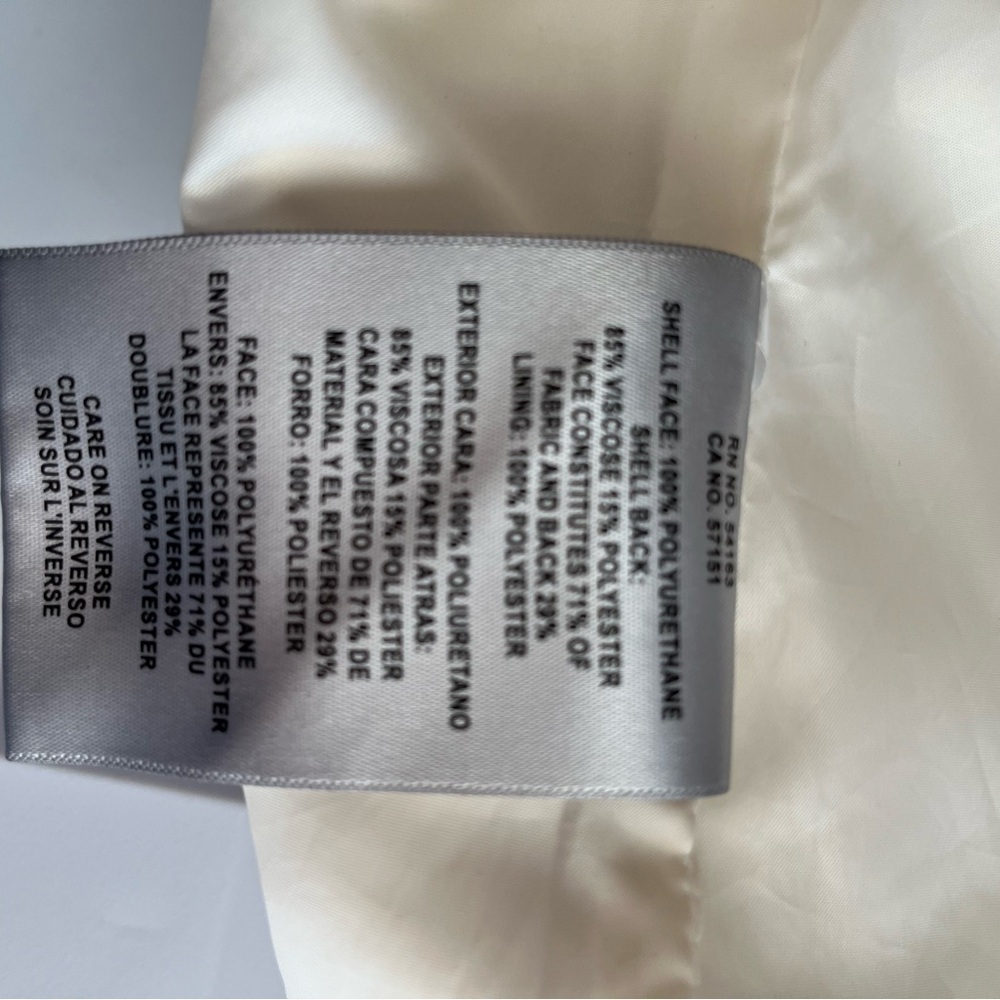 PU Cream Levi Jacket - Picture 8 of 12